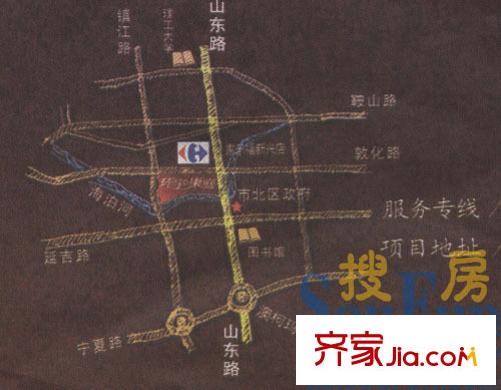 環(huán)宇康庭交通圖