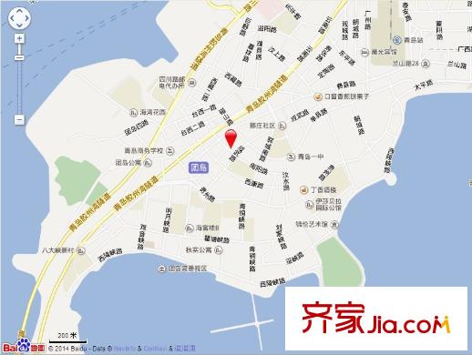 臺西路小區(qū)交通圖
