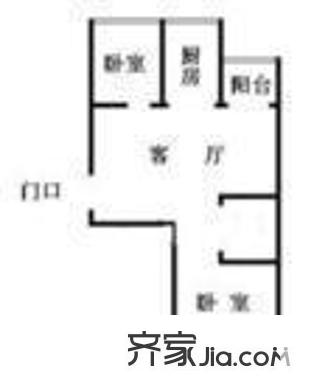 翠湖小區(qū) 3室 戶型圖