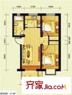 翠湖小區(qū) 2室 戶型圖