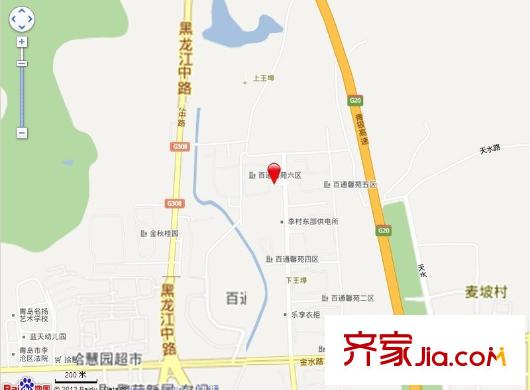 百通馨苑六區(qū)交通圖