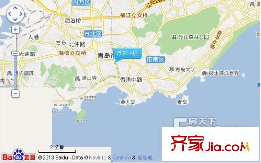 浮東小區(qū)交通圖 