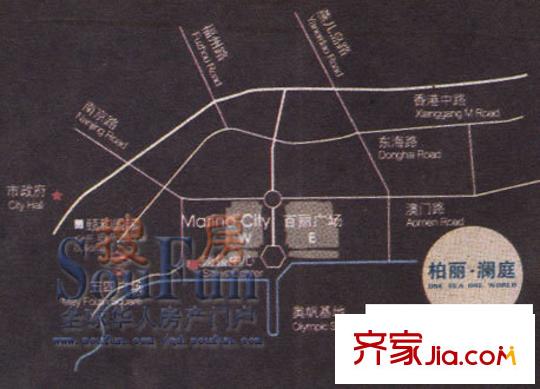 柏麗瀾庭交通圖