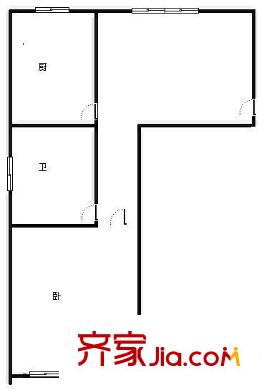 上清路小區(qū)戶型圖2室 2室1衛(wèi)1廚