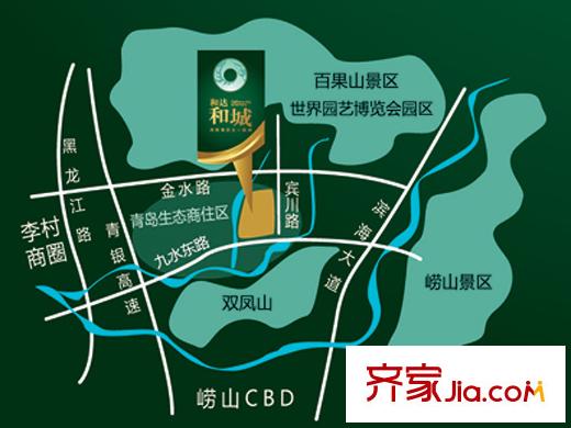 和達(dá)和城交通圖