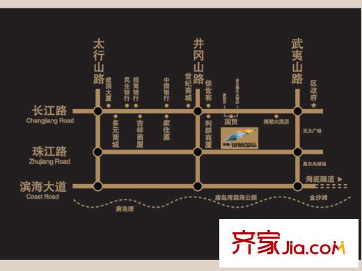 華瑞銀領國際交通圖
