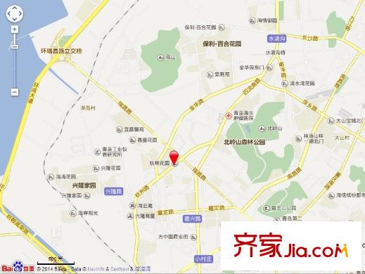 百通杭州花園交通圖