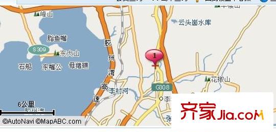 百通依山小居交通圖