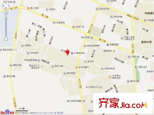 北江路小區(qū)交通圖