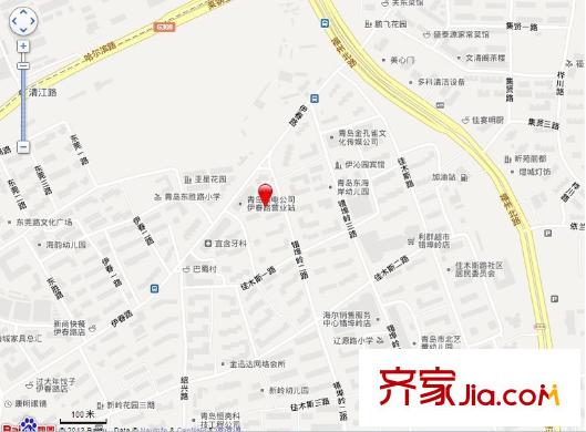 錯(cuò)埠嶺三小區(qū)交通圖