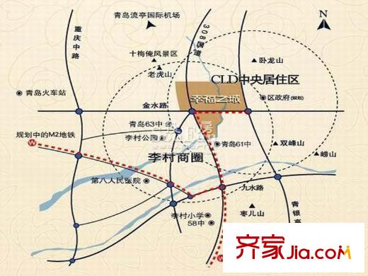 偉東幸福之城萊茵7080交通圖