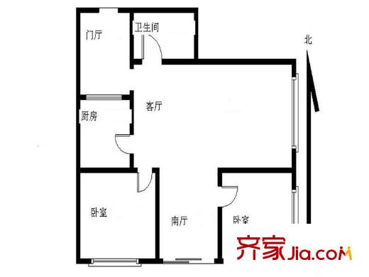 康寧花園2室 戶型圖
