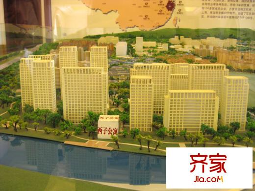 綠城理想之城二期西子公寓沙盤照