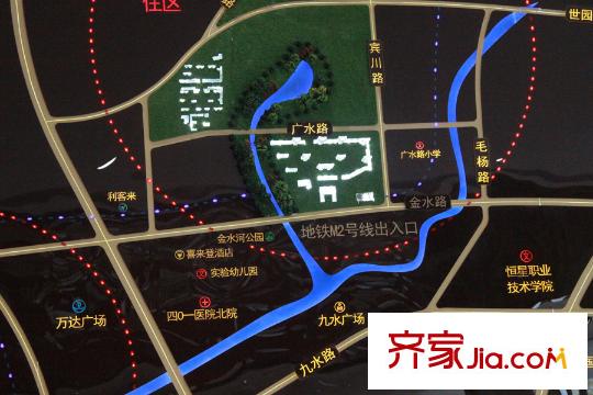 卓越皇后道交通圖