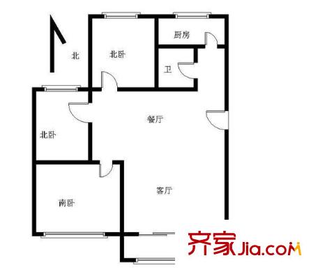 頤灝海怡名都 3室 戶型圖