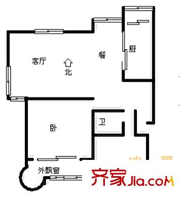 蔚藍(lán)海岸 3室 戶(hù)型圖