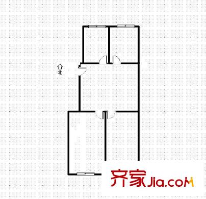 湖島海信小區(qū) 2室 戶型圖
