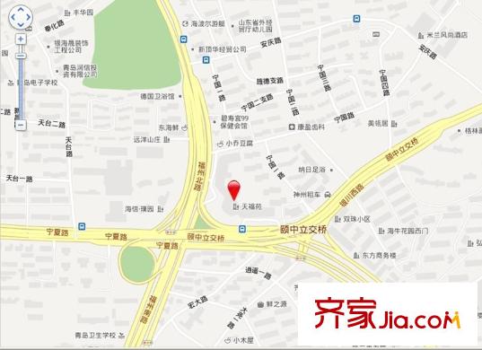 天福苑交通圖