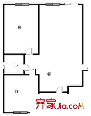 天福苑 2室 戶型圖