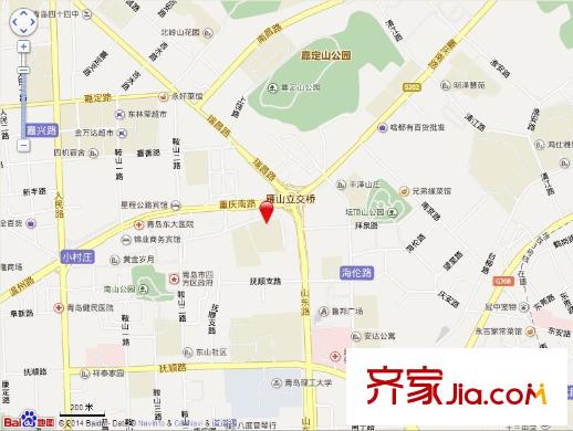 海濱廣場小區(qū)交通圖