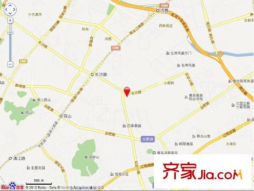 青建依山半島交通圖