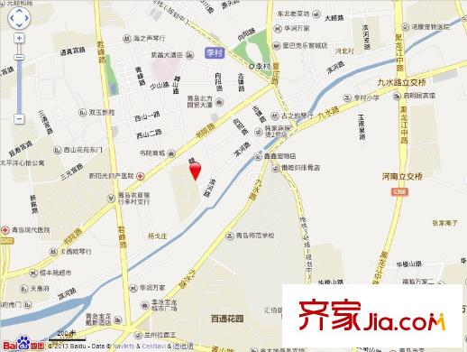 濱河家園交通圖