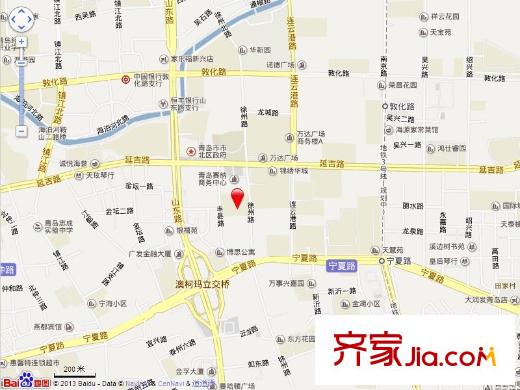 鐵路小區(qū)(市南)交通圖