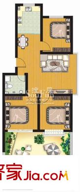 世紀(jì)綠洲三期A戶型
