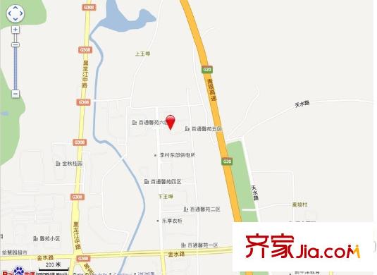 百通馨苑五區(qū)交通圖