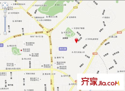 四方實(shí)驗(yàn)小區(qū)交通圖