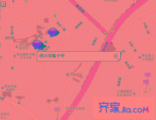四方實(shí)驗(yàn)小區(qū)交通圖四方實(shí)驗(yàn)小學(xué)
