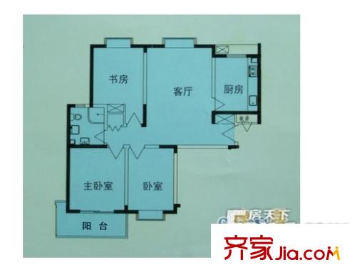 枕海山莊 戶型圖