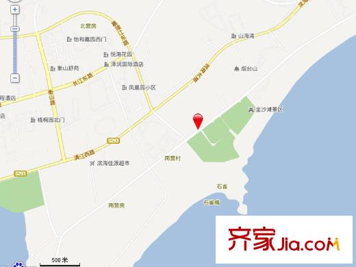 青島印象金沙灘交通圖