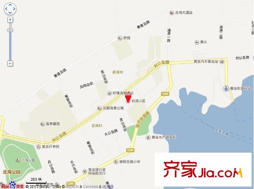 前灣小區(qū)交通圖