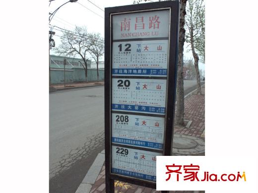萬(wàn)科金色城品配套圖站牌