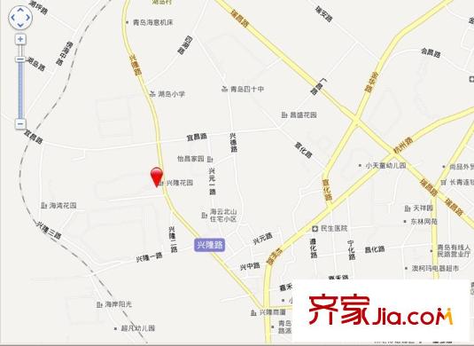 興隆花園交通圖