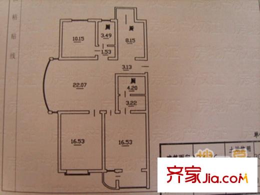福嶺嘉苑E區(qū) 2室2廳 113平