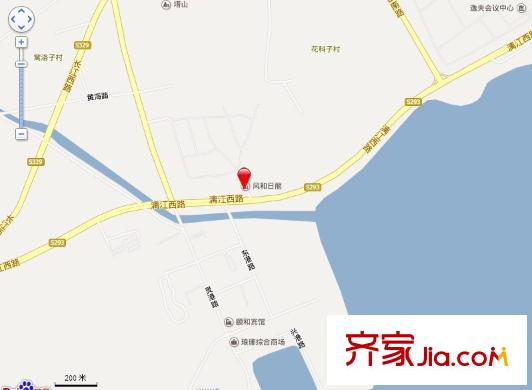 康大風(fēng)和日麗交通圖