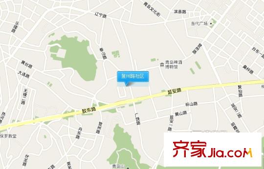登州路社區(qū)交通圖
