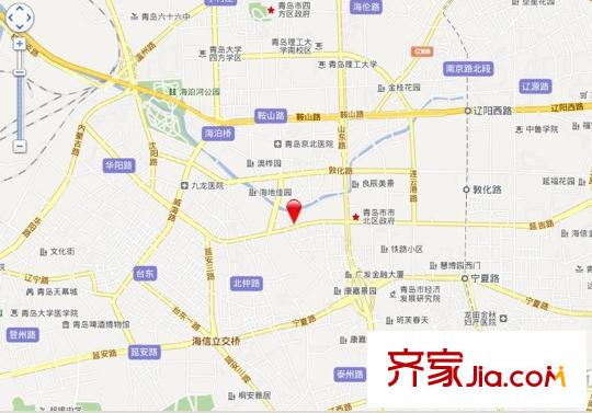 新亞花園交通圖