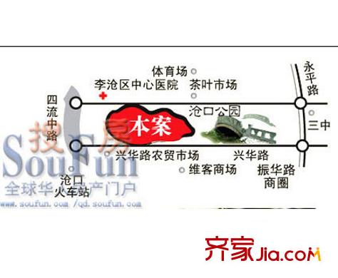 翠海依居交通圖