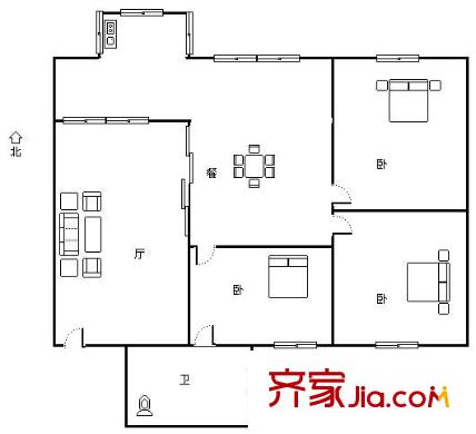 郑州万福花园户型图-齐家网小区库