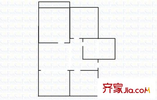 幸福家園 3室 戶型圖