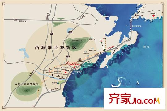 銀盛泰浪琴海區(qū)位圖