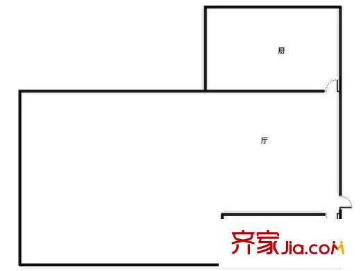 中南海知音 1室 戶型圖