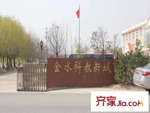 清水苑配套圖附近的金水科教新城（2013-3-20）