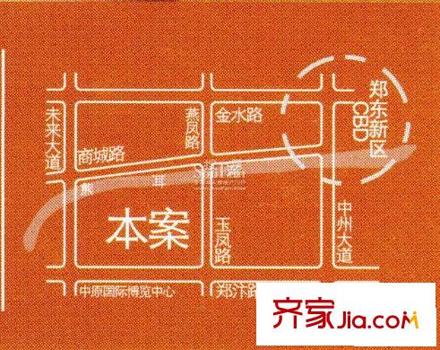 偉業(yè)芝華室交通圖區(qū)位圖