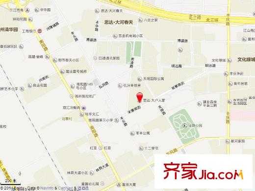 思達(dá)大戶人家交通圖 