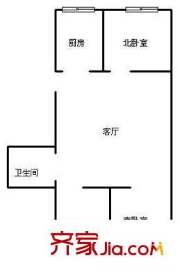 華新園小區(qū) 3室 戶型圖