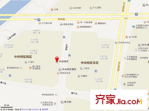 順馳中央特區(qū)交通圖 